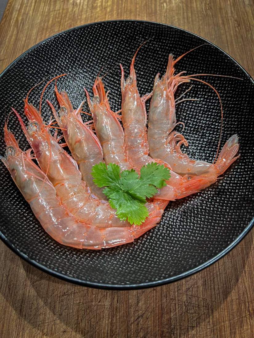 Crevettes crues